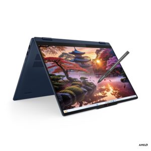 Lenovo 5 2-IN-1 | Ryzen 7 8845HS | 1TB SSD | 16GB RAM | 16" WUXGA IPS | TOUCHSCREEN | Win11 | Backlit Keyboard | LUNA GREY | 3Y Warranty - 83DS0056US